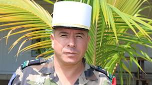 Un legionario extranjero de origen mexicano en la Guyana Francesa. 