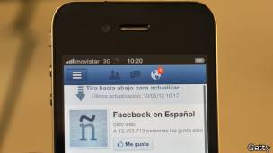 Aplicacion de facebook en telefonos