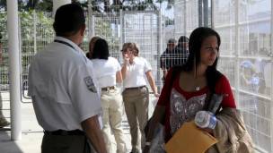 Migrante cubana