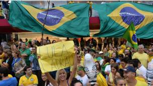 Las manifestaciones se concentraron en Sao Paulo, pero también hubo protestas en otras ciudades de Brasil.