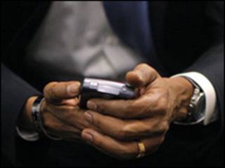 براک اوباما کا بلیکبیری فون