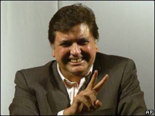 O presidente peruano, Alan Garcia