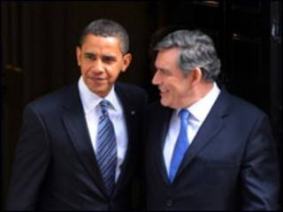 Obama e Brown