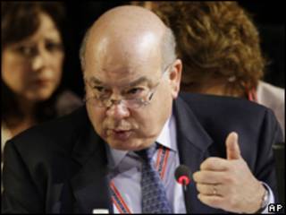 O secretário-geral da OEA, José Miguel Insulza