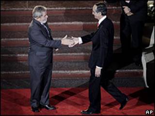 Lula e Álvaro Colom