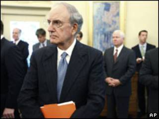 O enviado especial americano para o Oriente Médio, George Mitchell