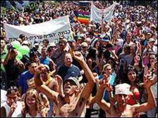 Marcha gay em Tel Aviv no passado (arquivo)