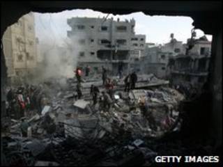 Ofensiva de Israel em Gaza. Foto: Getty Images