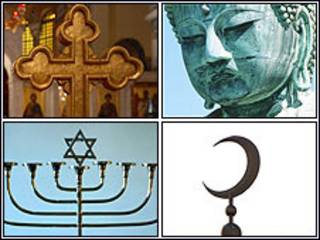 Representação de religiões (arquivo)