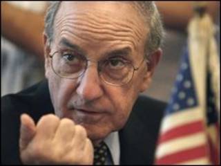 O enviado americano ao Oriente Médio, George Mitchell