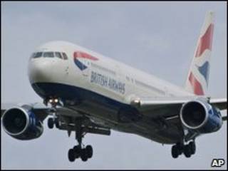 Avião da British Airways (foto de arquivo)