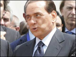 O primeiro-ministro italiano Silvio Berlusconi (AP, 22/7)