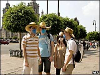 Turistas na Cidade do México