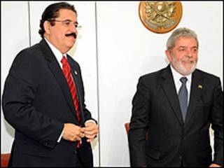 Manuel Zelaya e Luiz Inácio Lula da Silva