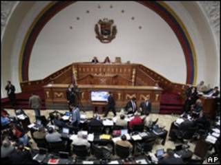 Deputados na Assembléia Legislativa da Venezuela