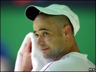O tenista Andre Agassi (arquivo)