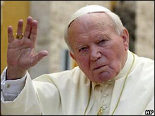 O papa João Paulo 2º
