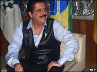 O ex-presidente de Honduras Manuel Zelaya