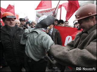Протесты в Рубцовске