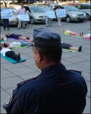 В Одесі протести були оголошені незаконними, хоча молодь усе одно протестувала