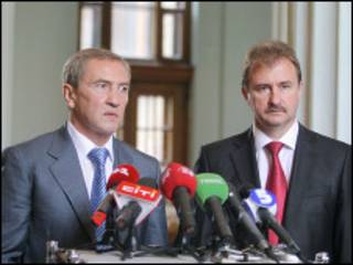 Леонід Черновецький і Олександр Попов
