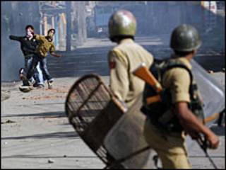 کشمیر میں احتجاجی