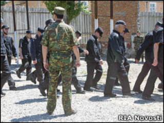 В исправительной колонии