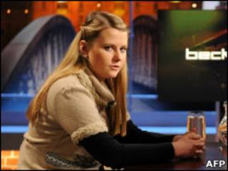 Natascha Kampusch durante entrevista à TV austríaca no dia 4 de setembro
