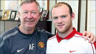 Sir Alex Ferguson dan Wayne Rooney