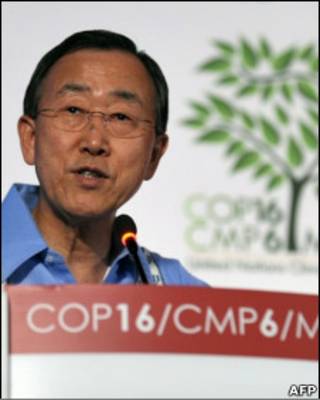O secretário-geral da ONU, Ban Ki Moon, durante a reunião