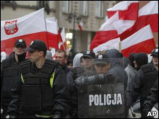 Демонстрация в Варшаве