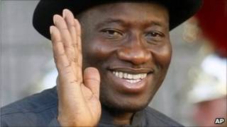 Le président nigérian Goodluck Jonathan