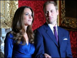 Kate Middleton e príncipe William