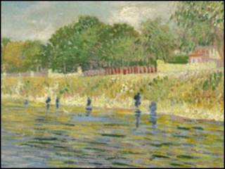 Ribera del río Sena, de Van Gogh