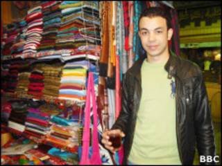 O vendedor Ahmad Mitawlly