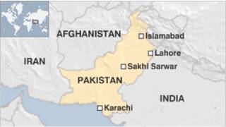 pakistan map