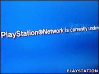 Tela do Playstation após ataque de hacker (Playstation)
