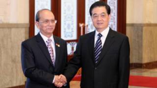 Persiden Thein Sien dan PM Wen Jiabao