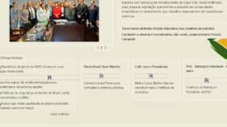 Site da presidencia sob ataque. Reprodução