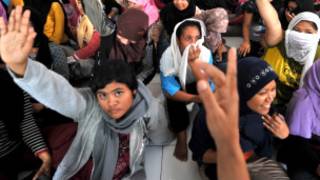 Calon TKI di penampungan