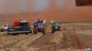Campo de soja, Brasil. ABr