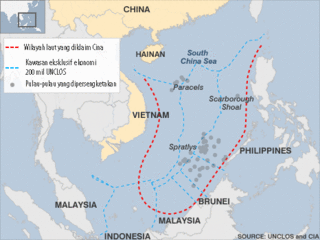 Peta Laut CIna