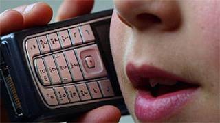 lady using a mobile phone