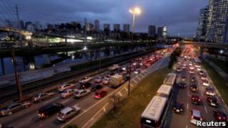 Trânsito na Marginal Pinheiros, em São Paulo