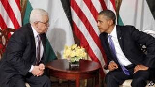 Mahmoud Abbas dan Barack Obama