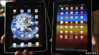 Apple's iPad and Samsung's Galaxy