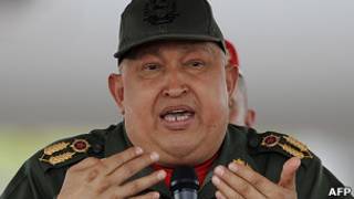Hugo Chávez, presidente de Venezuela