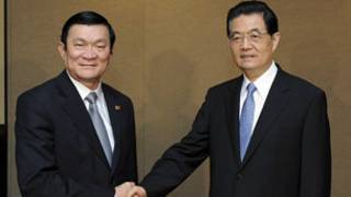 Hai ông Trương Tấn Sang và Hồ Cẩm Đào