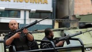 Operativo policial en favela