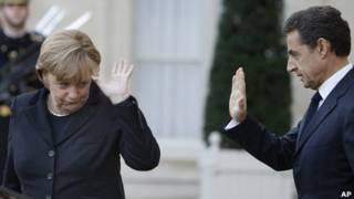 Merkel y Sarkozy